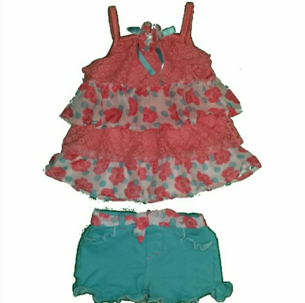 Size 4 Flowered outfit